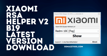 Xiaomi RSA Helper V2 B19 Latest Version Download