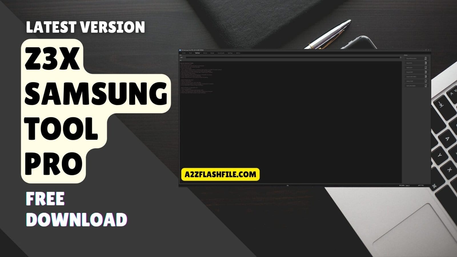 Z3x samsung tool pro unlock tab interface showing frp reset read codes and unlock options