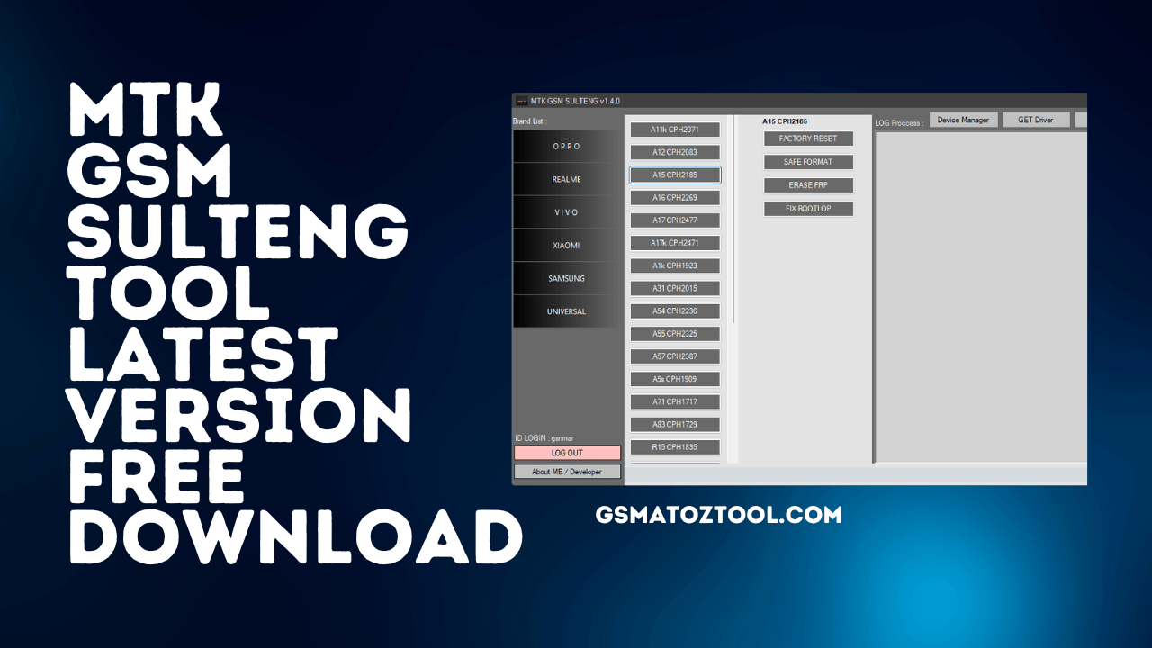 Mtk gsm sulteng tool latest version free download