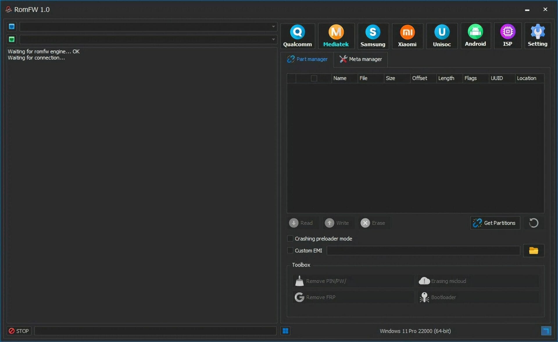 Romfw tool Romfw tool
