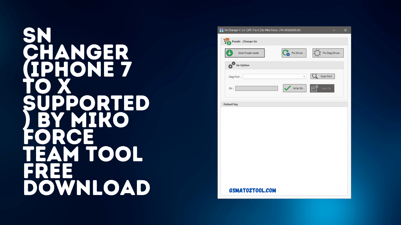 Sn changer (iphone 7 to x supported) tool free download Sn changer (iphone 7 to x supported) tool free download