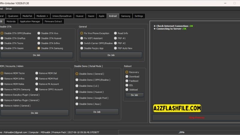 Griffin unlocker tool 2026. 01. 30 latest versions free download 16 Android adb module in griffin unlocker for disabling ota updates and removing mdm on various smartphone brands.