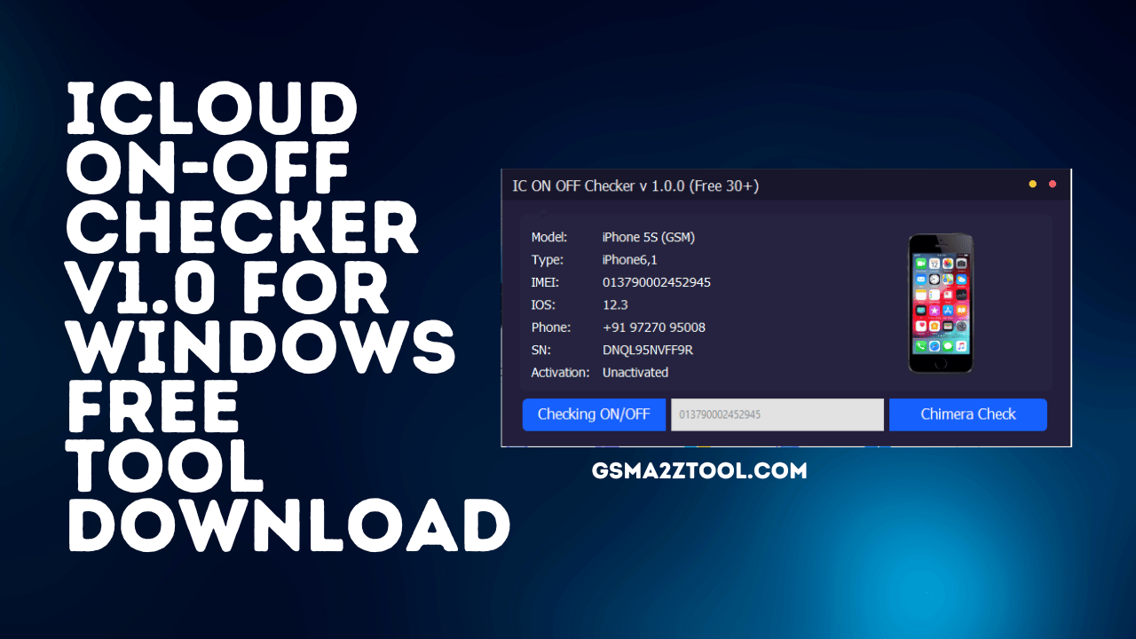 Icloud on-off checker v1. 0 for windows free tool download Icloud on-off checker v1. 0 for windows free tool download