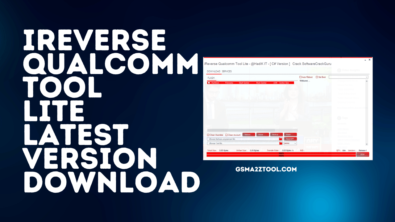 iReverse Qualcomm Tool Lite v1.2 Latest Version Download