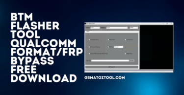 Btm flasher tool v1. 0 qualcomm format/frp bypass free download