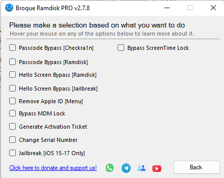 Broque ramdisk tool v2. 7. 8 Broque ramdisk tool v2. 7. 8