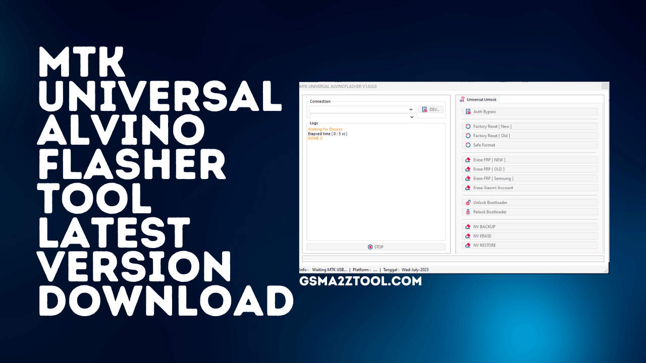 Mtk universal alvino flasher tool latest version download