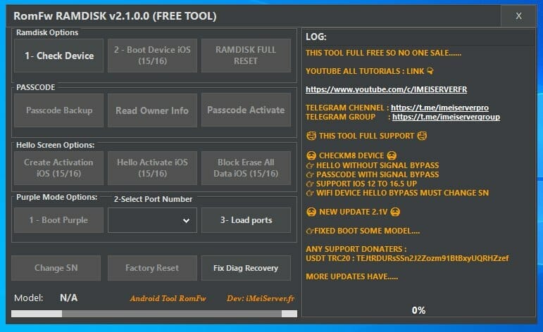 Romfw ramdisk tool v2. 1