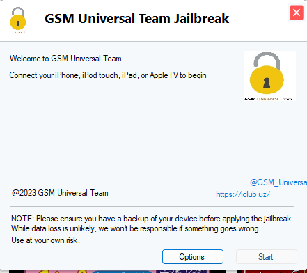 GSM Universal Team Jailbreak Tool