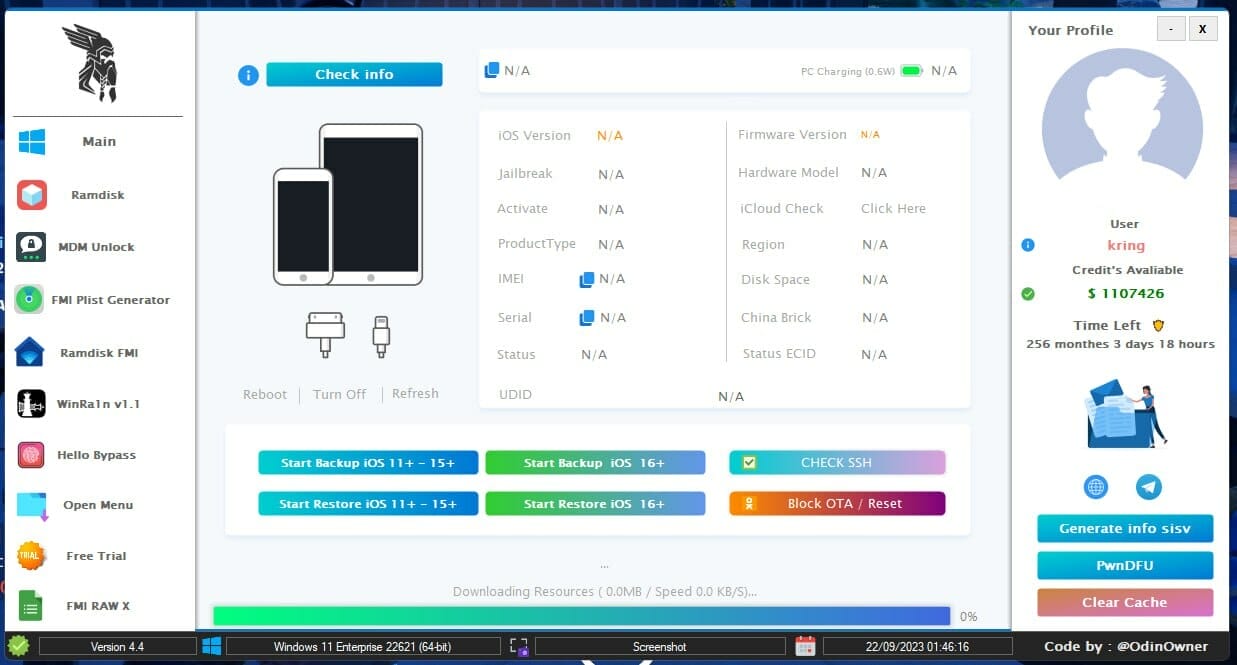 Odin tools universal