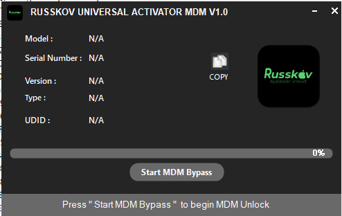 Download RussKov Universal Activator MDM V1.0