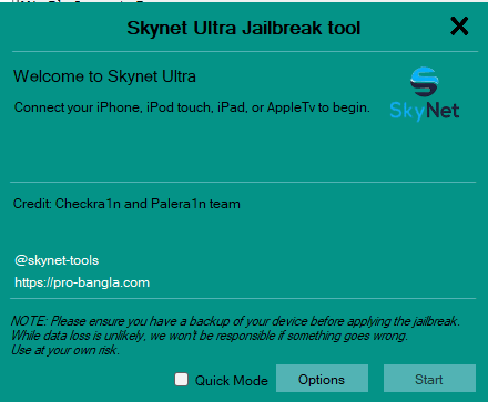 Skynet ultra jailbreak tool