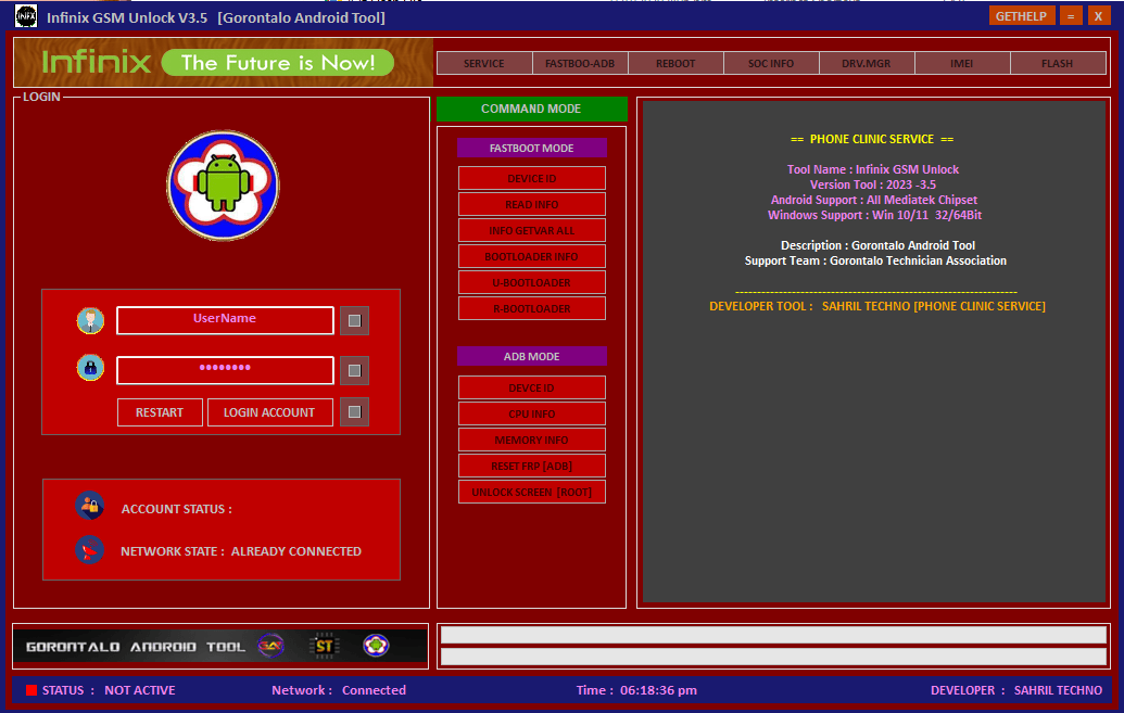 Infinix gsm unlock tool 2023 (latest version)