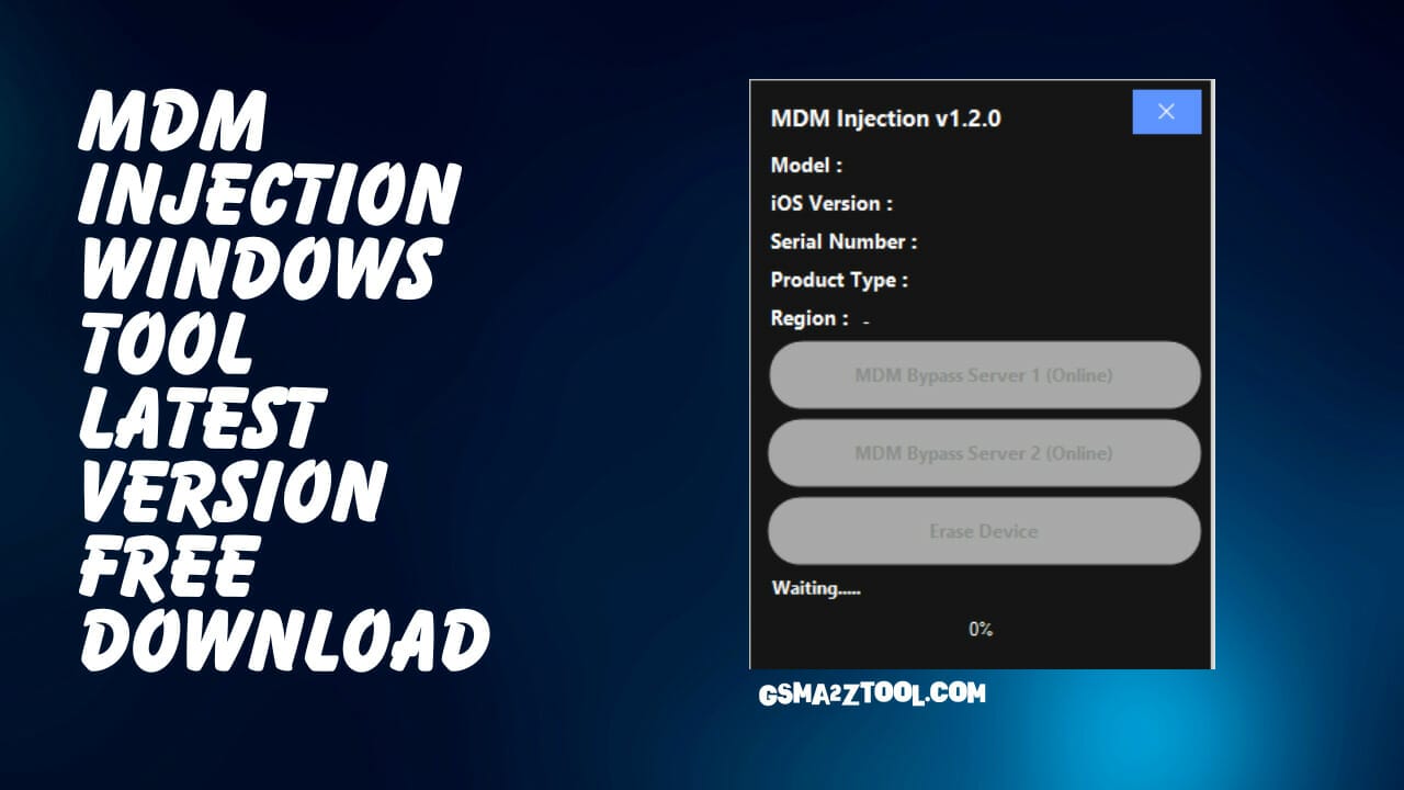 Mdm injection tool v1. 2. 0 windows latest version download