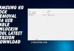 Samsung KG Lock Removal via USB Cable Unlockin Tool Latest Version Download
