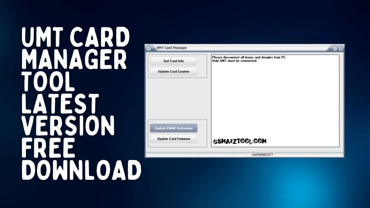 Umt card manager tool latest version free download Umt card manager tool latest version free download