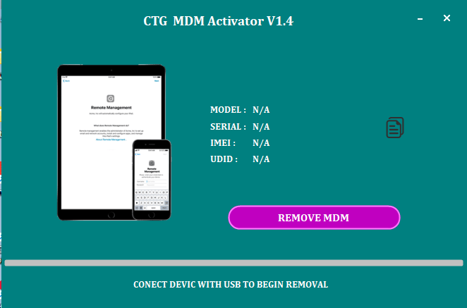 Ctg mdm activator tool