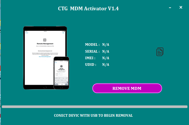 CTG MDM Activator Tool
