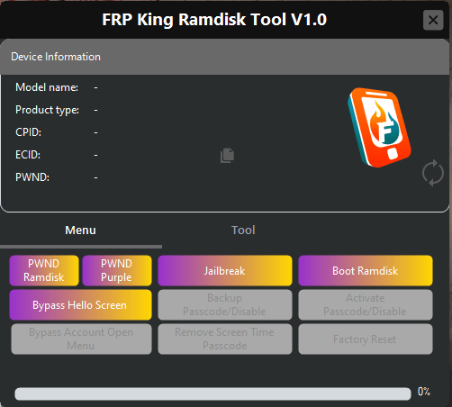 FRP King Ramdisk Tool