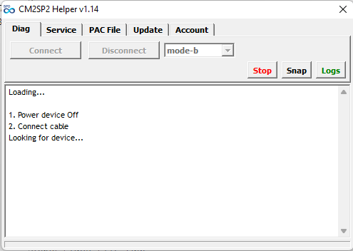 Infinity cm2sp2 diag helper tool