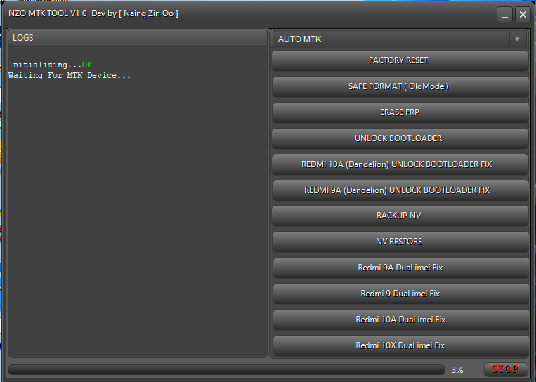 Nzo mtk tool