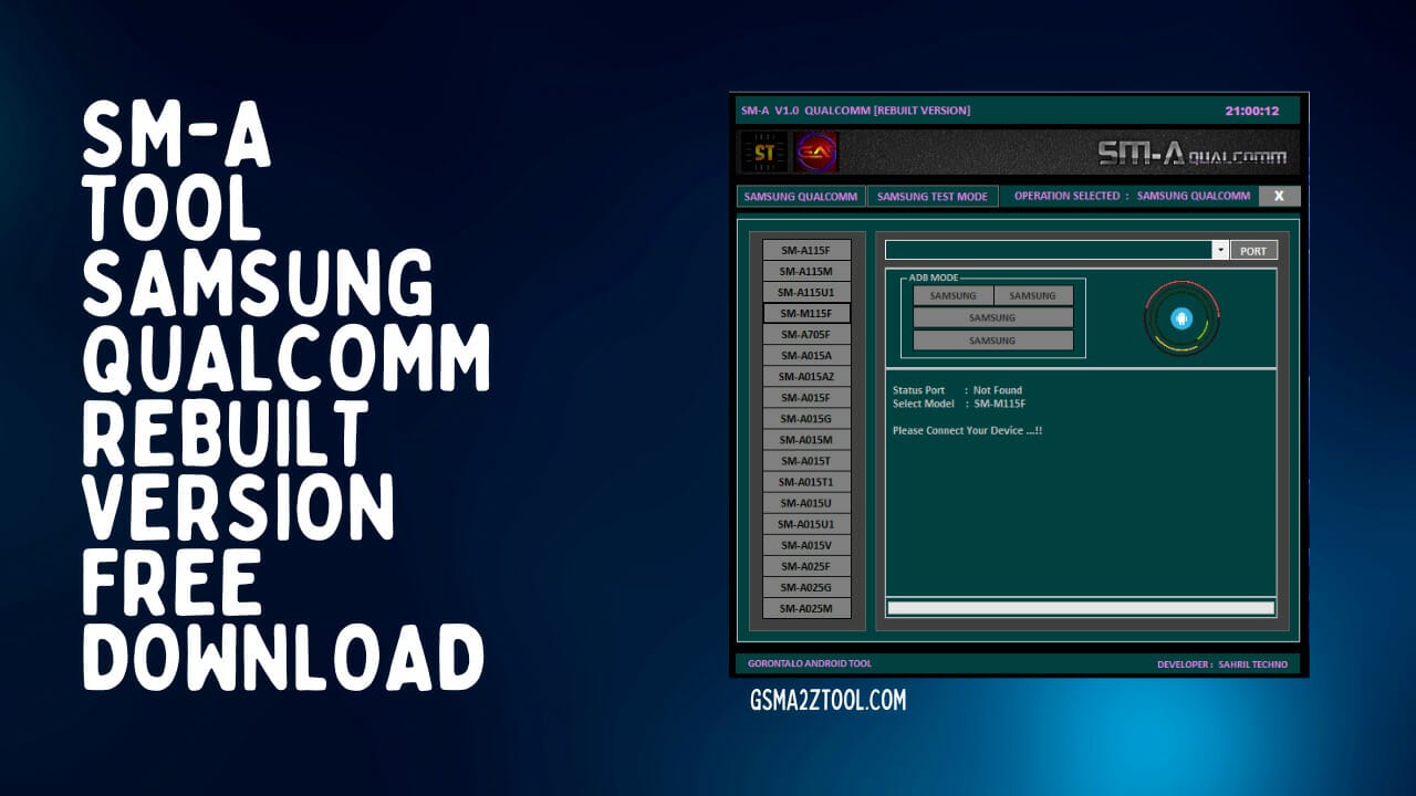 Sm-a tool samsung qualcomm rebuilt version free download