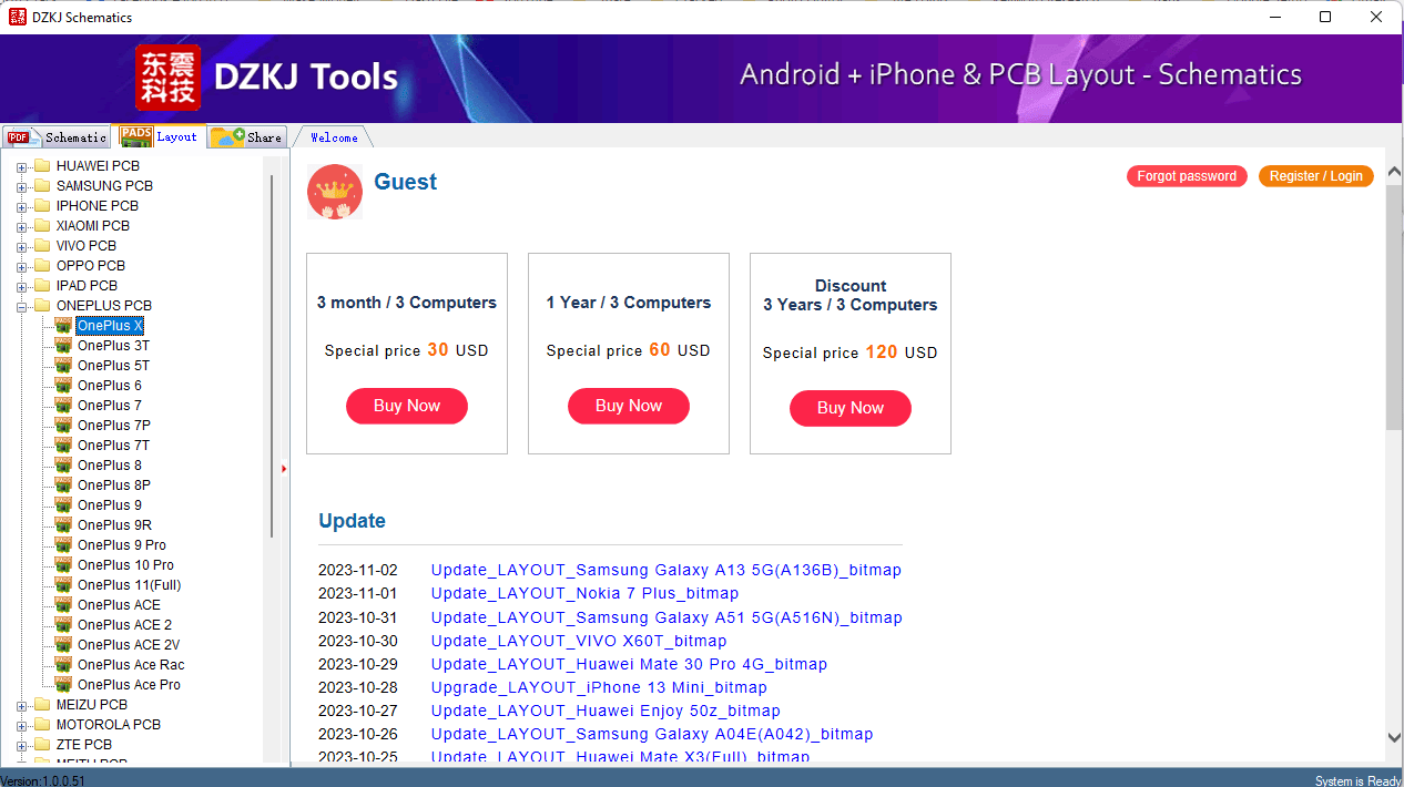 Dzkj phonerepair tools