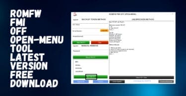 Romfw fmi off open-menu tool latest version free download