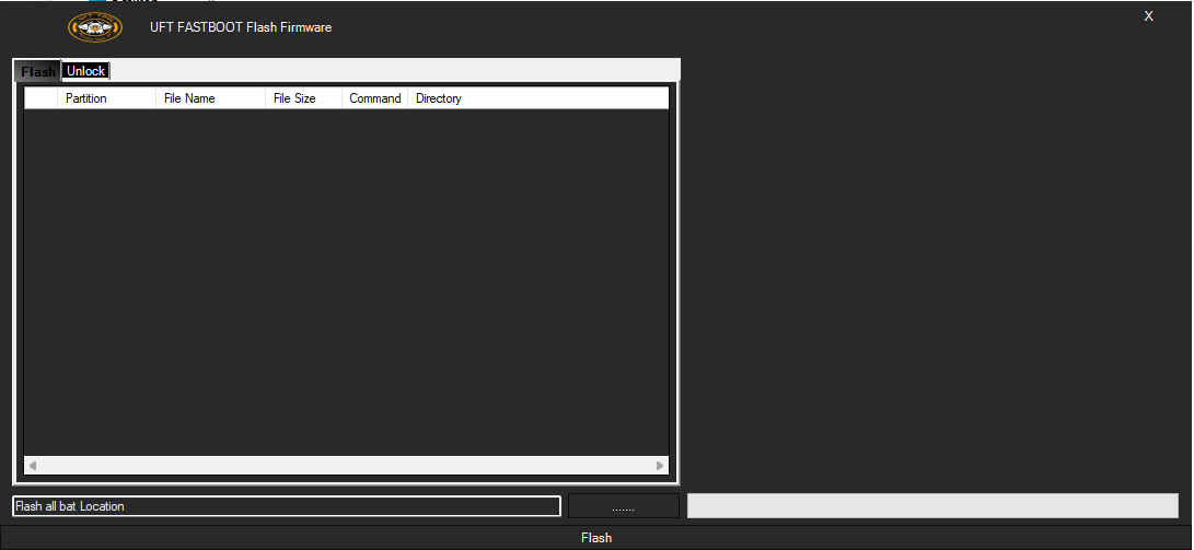 UFT Fastboot Flash Firmware Tool 