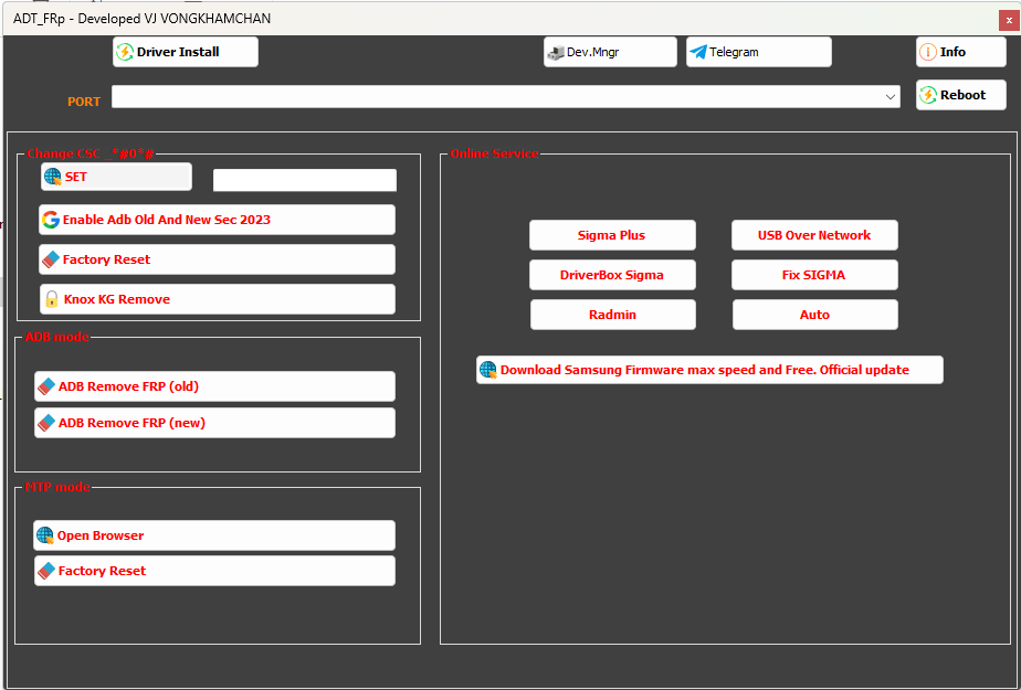 Adt frp tool