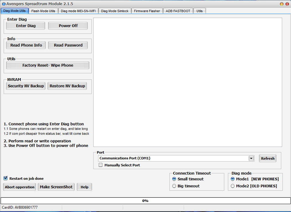 Avengers spreadtrum module