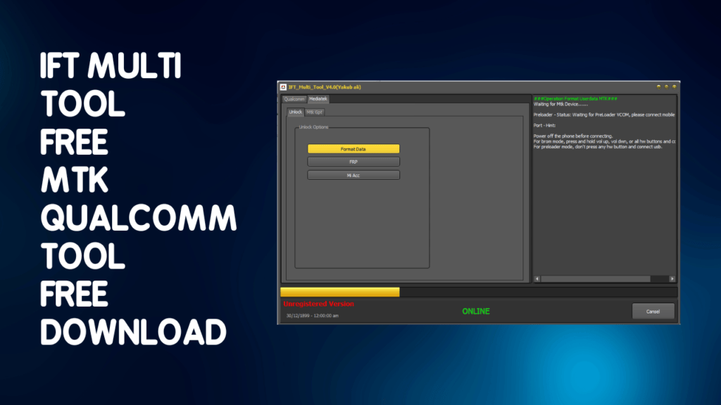 Ift multi tool v4. 0 free mtk qualcomm tool download