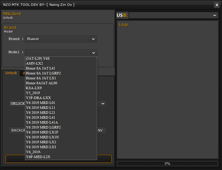 Huawei and honor device support in nzo mtk tool v1. 0