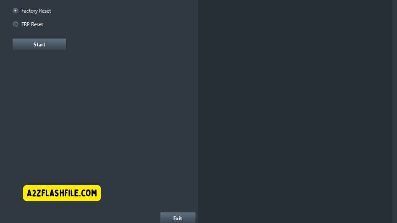 Vivo paos tool v1. 0 latest versoin free download 2 Vivo paos tool interface showing factory reset and frp reset options