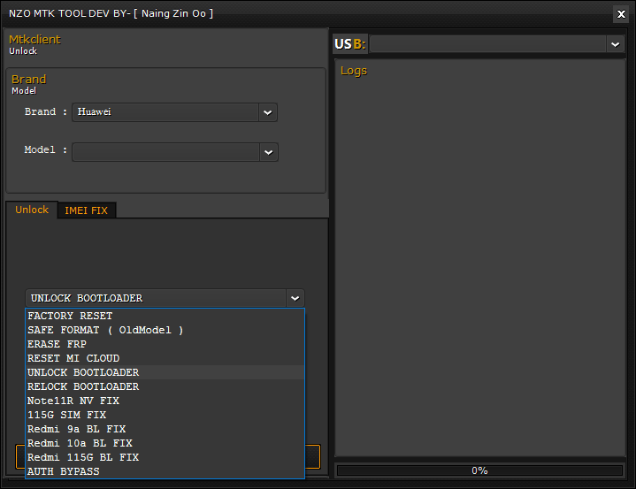 Nzo mtk tool bypass frp, unlock bootloader & fix imei 1 Nzo tool v1-0 supported devices list