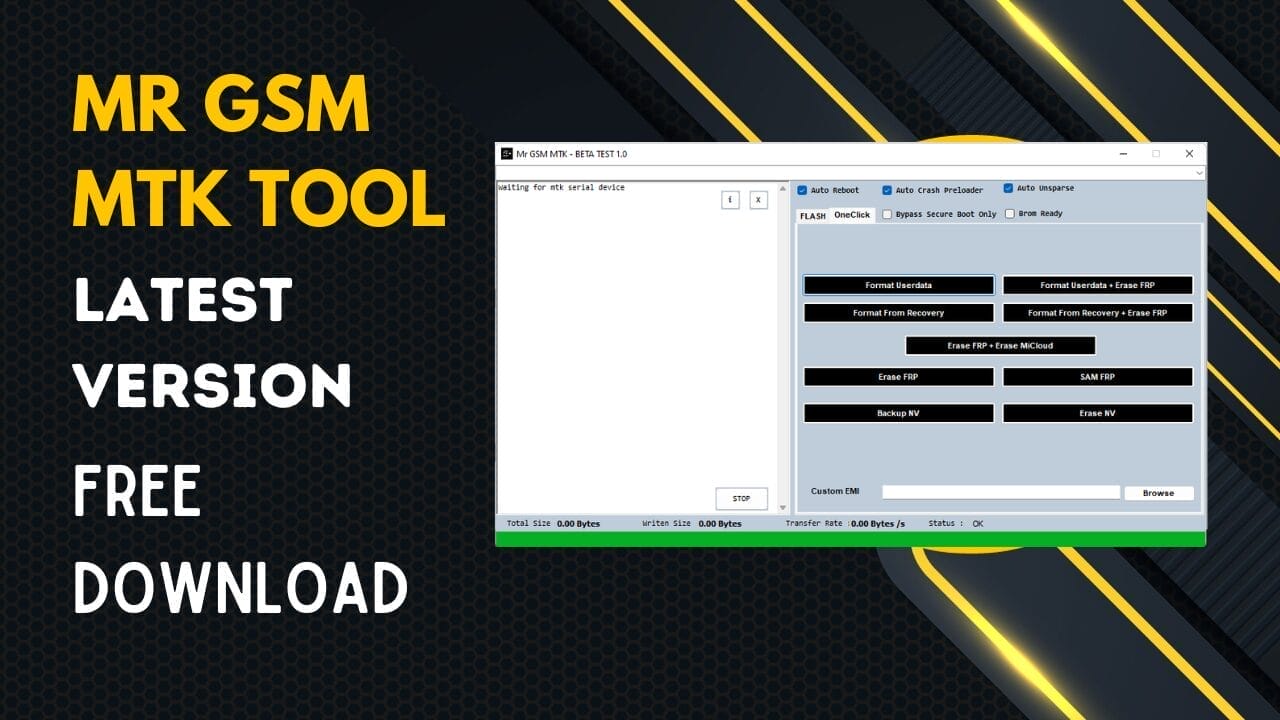 Mr gsm mtk tool v1. 0 latest version free download