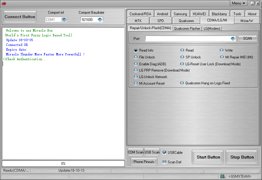 Miracle box crack without box