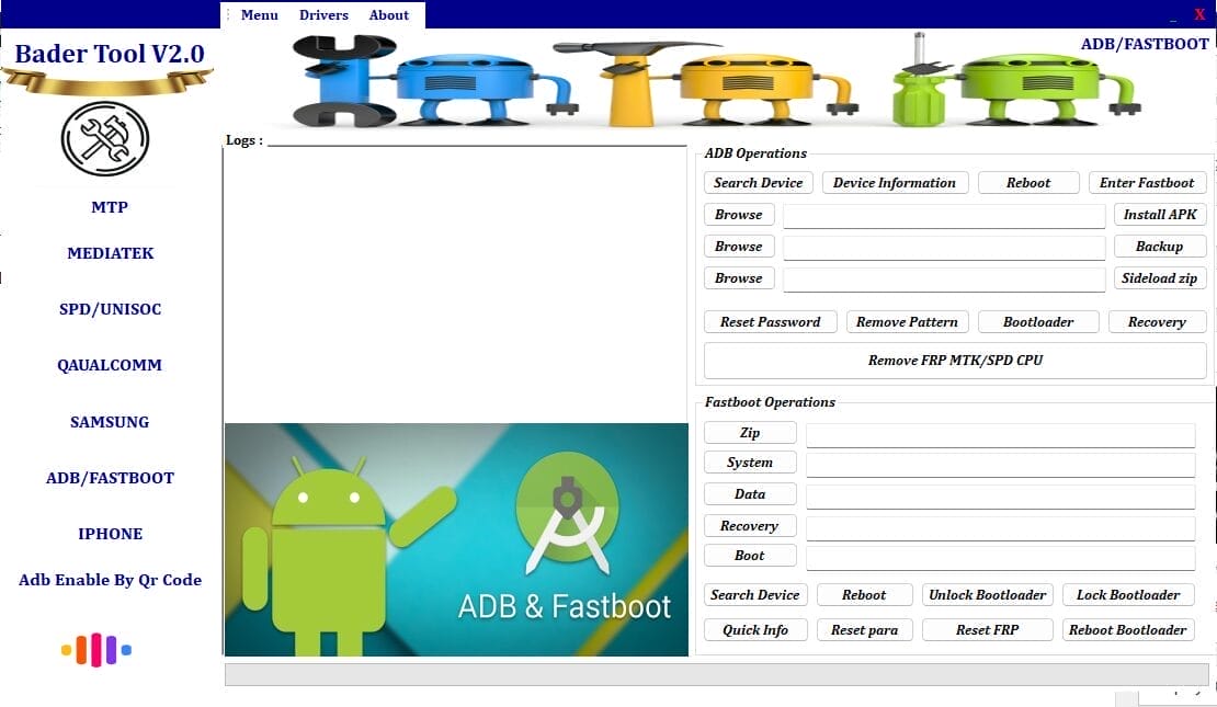 Bader tool v2. 2 free free freesamsung frp free mtk spd