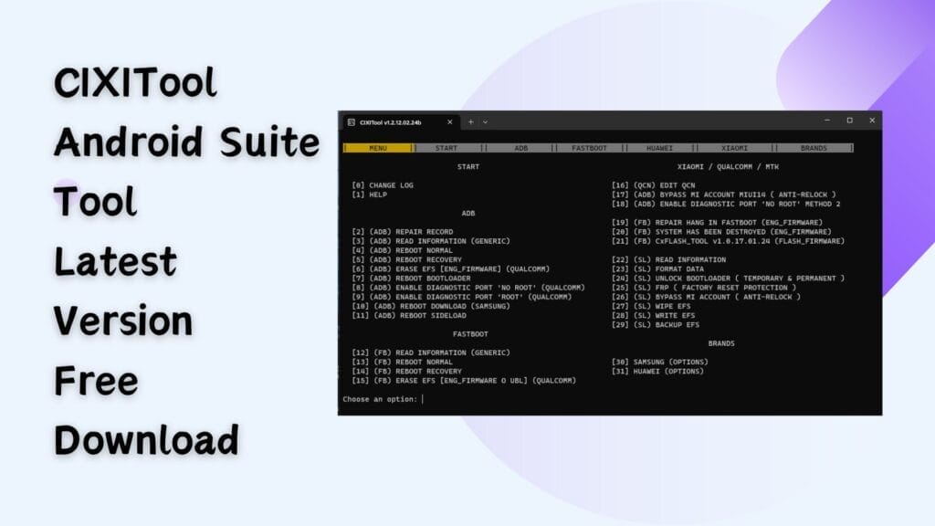 Cixitool android suite tool