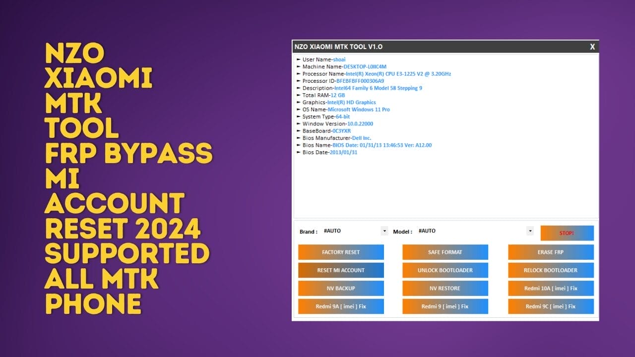 Nzo xiaomi mtk tool frp bypass mi account reset 2024 supported all mtk phone Nzo xiaomi mtk tool frp bypass mi account reset 2024 supported all mtk phone