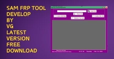 Sam frp tool develop by vg latest version download