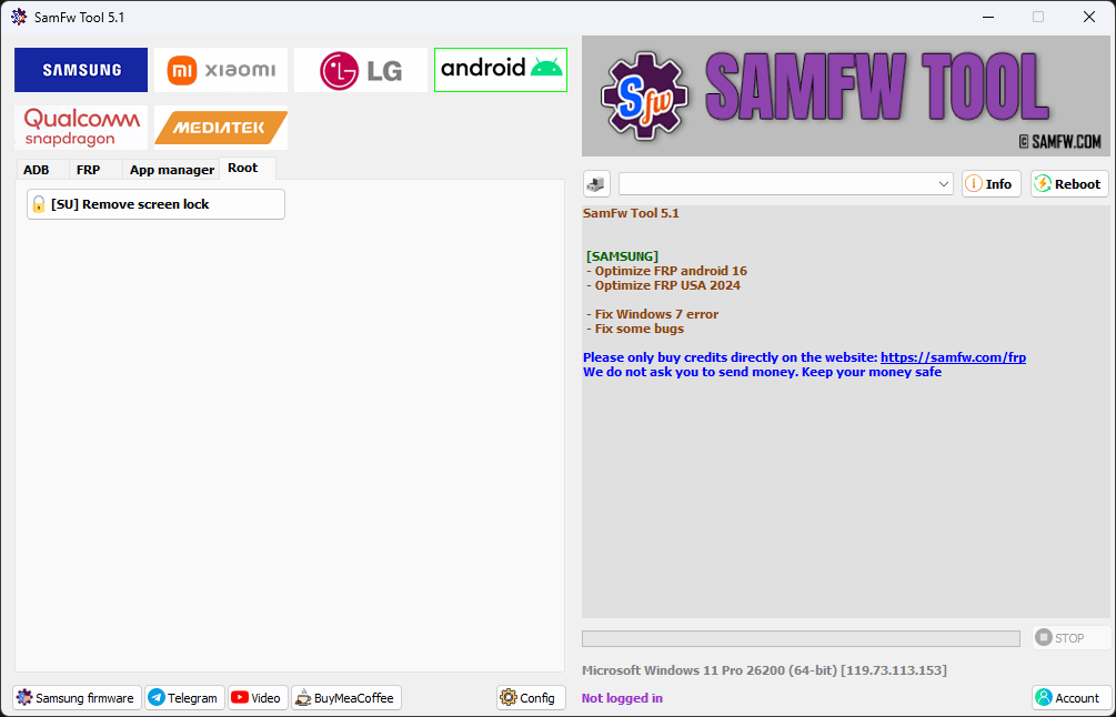 Samfw tool v5. 3 solution for samsung xiaomi and android devices 20 Samfw tools 5. 1 free download for samsung xiaomi lg and android frp removal and flashing