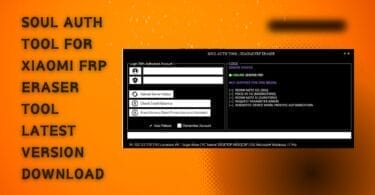 Soul auth tool for xiaomi frp eraser tool
