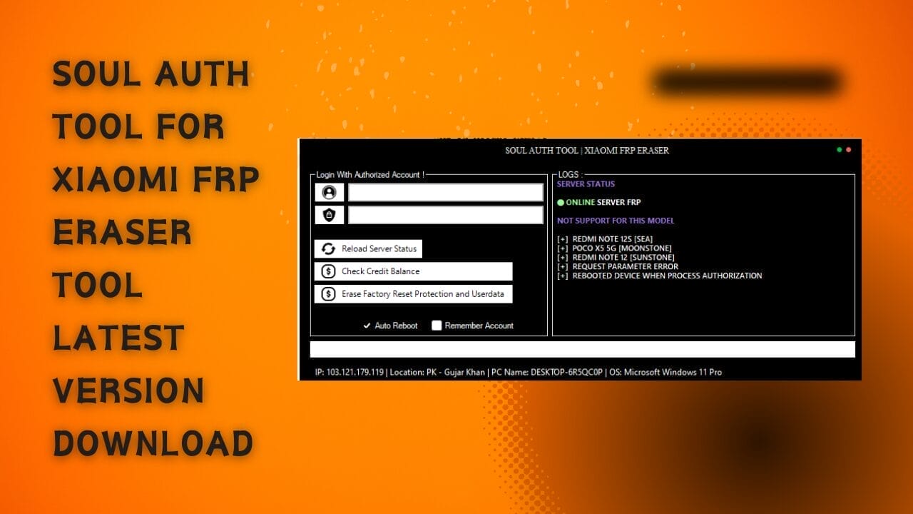 Soul auth tool v2. 0 unlocking your device with ease Soul auth tool v2. 0 unlocking your device with ease