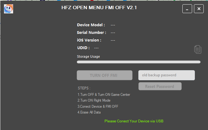 Hfz open menu fmi-off tool Hfz open menu fmi-off tool