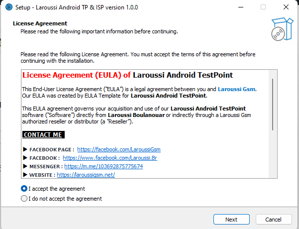 Laroussi android testpoint