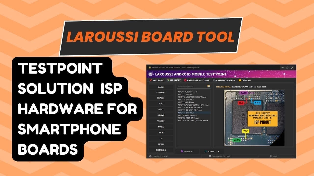 Laroussi board tool free testpoint solution isp hardware for smartphone boards Laroussi board tool free testpoint solution isp hardware for smartphone boards