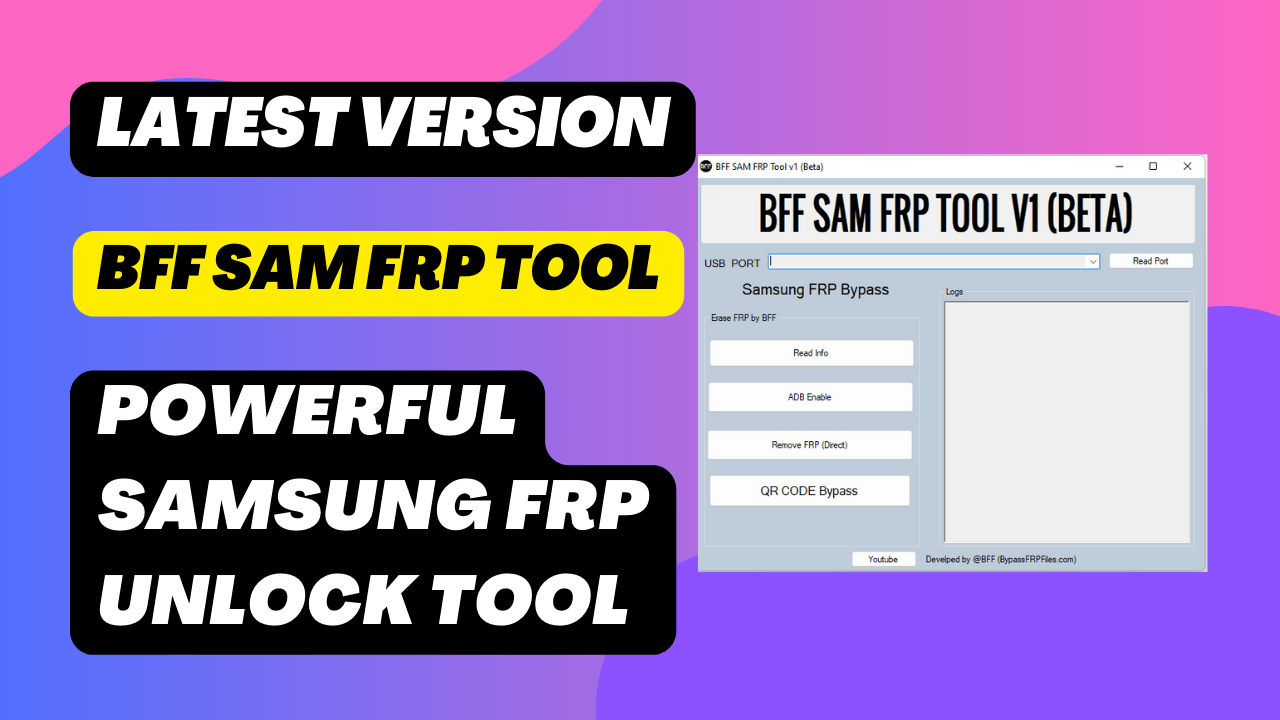 Bff sam frp tool powerful samsung frp unlock tool