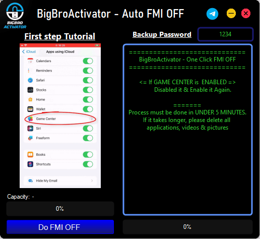 Bigbroactivator auto fmi off