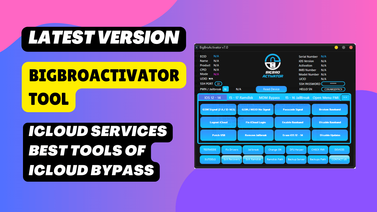 Bigbroactivator tool v7. 0 icloud services best tools of icloud bypass Bigbroactivator tool v7. 0 icloud services best tools of icloud bypass